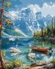 Malowanie Po Numerach Zestaw Jezioro Łabędzi 40x50